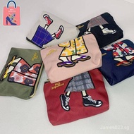 ((COD) mis zapatos Coin Purse Printed Japanese Girl Bag Fashion Clutch Card Case Key 7111