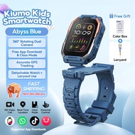 Kiumo สมาร์ทวอทช์เด็ก นาฬิกาโทรศัพท์เด็ก นาฬิกามัลติฟังก์ชั่น หมุนได้กันน้ำตำแหน่ง ของเล่นเด็ก นาฬิก