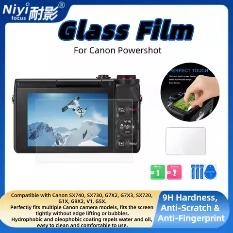 Tempered Glass Screen Protector for Canon PowerShot SX740 SX730 G7X2 G7X3 SX720 G1X G9X2 V1 G5X Came