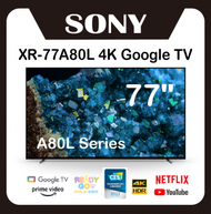 XR-77A80L | BRAVIA XR | OLED | 4K Ultra HD | 高動態範圍 (HDR) | 智能電視 (Google TV) 77A80L