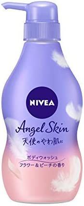 花王妮維雅天使肌膚沐浴露，花香桃香，480ml