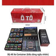 Red Gift Box of 48 Mini Alloy Cars - Piece Most Meaningful 1/6 Gift for Boys 2-3 Years Old T829