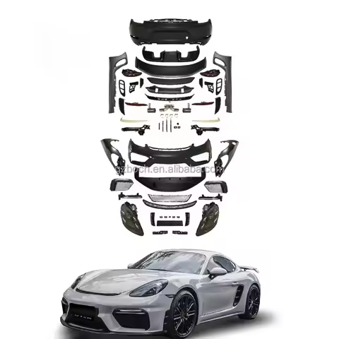 981 to 982 Body Kit for 981 Cayman Boxster Old to New to 982 718 GT4 Bodykit Front Rear Car Bumpers 