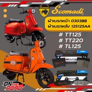 125125AA NEXZTER Rear Brake Pads SCOMADI TL125 TT125 TT220 RA Brakes Pumps Pump