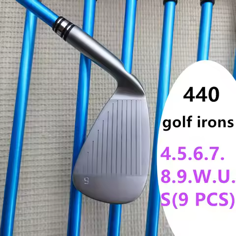 New Men's 440 Golf club Silver G440 Golf irons Iron Set 4-9W/U/S (9pcs) Flex R/S/SR With Steel/Graph