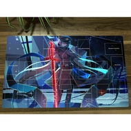 NEW YuGiOh Playmat Sky Striker ace - Roze CCG TCG Trading Card Game Mat Mouse Pad With Zones + Free Bag Gift