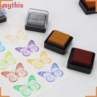 [MYTHIS] Craft Ink Pad, Metallic Easy Application Ink Pad Stamp, Seal Mini Metallic Ink Pad DIY