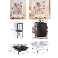 (Local) Parrot bird cage, acrylic parrot bird cage, luxury parrot cage, home for pet parrot.Birdcage