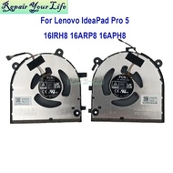 FZNotebook CPU GPU Fan For Lenovo IdeaPad Pro 5 16IRH8 16ARP8 16APH8 Cooling Cooler Radiator New 5F1