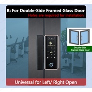 RAYKUBE FS1 TT Lock 3D Face Recognition Smart Lock With Half-circle Hook Biometric Electronic Finger