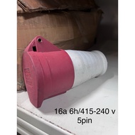 (clearance) 16A 5pin socket connector waterproof