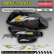 WIN Striping WIN Sticker Variation WIN UV TRANSPARENT CODE 46 PREMIUM MAXDECAL MATERIAL