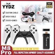 M8 Pro video game console HDMI high-definition 4K TV retro game stick 20000+gaming 2.4G wireless dual controller children's gift