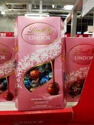 今年是粉紅色盒子 #118975 冬季限定 Lindor 600g  球型巧克力 巧克力 聖誕節 交換禮物