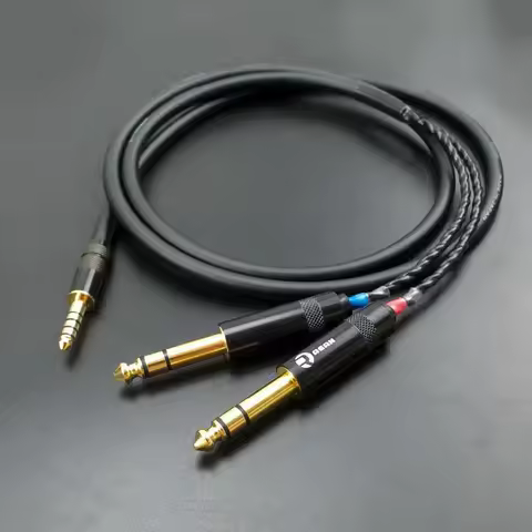 Canare L-4E6S Balanced 4.4mm balanced 4.4 To dual 6.35 mm TRS jack 6.5 For Sound 6.5mm 6.35mm Male