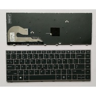 US Layout Laptop keyboard for HP EliteBook 840 G5 840 G6 846 G5 with point no backlit Silver