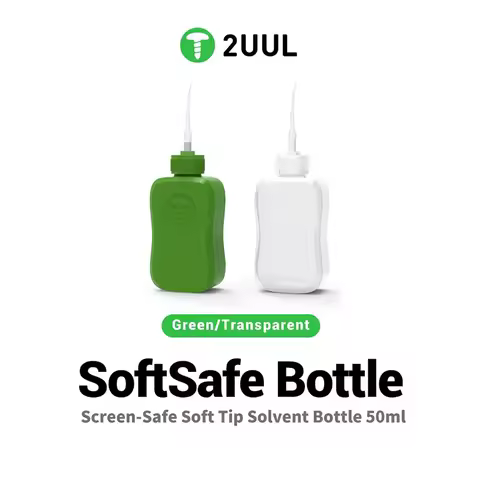2UUL CL51/CL52 Scratch-resistant screen Bottle Soft Tip Solvent Bottle 50ml for Alcohol Frame Glue R