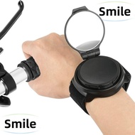 SMILE Bike Mirror Cycling Accessories Wrist Strap Foldable Rearview Mirror