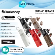 Skullcandy Method 360 ANC Active Noise Canceling Earbuds with Sound by Bose