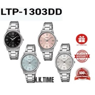 Casio watch Women Analog Watch Silver Stainless Steel Band LTP-1303DD-1AV /2AV /4AV /7AV