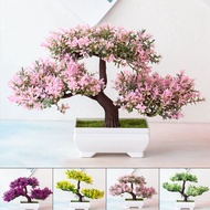 Fake Artificial Pot Plant Bonsai Potted Simulation Pine Tree Potted Ornaments For Home Room Table Decoration Hotel Garden Decor