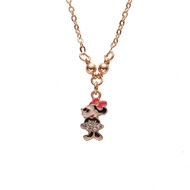 270N COD kalung anak titanium wanita emas muda model korea murah anti karat panjang asli silver nama