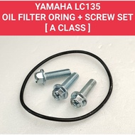 LC135 [ A CLASS ] OIL FILTER COVER ORING + SCREW SET