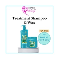 Watson Clarifying Tea Tree Treatment Shampoo 400ml I Clarifying Tea Tree Treatment Wax 500ml