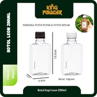 Leon Bottle 200ml | Leon 200ml Plastic Bottle | Unique Coffee Bottle | 200ml PET Bottle