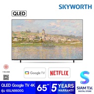 SKYWORTH QLED FRAME+ Google TV 4K รุ่น 65LN8600G สมาร์ททีวี 65 นิ้ว Lifestyle TV โดย สยามทีวี by Sia