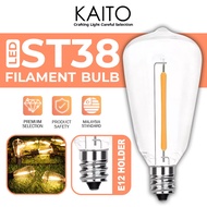 Filament Lampu Led Light Bulb Lampu ST38 Siling Mentol E12 1W LED Bulb Downlight Edison Vintage Bulb