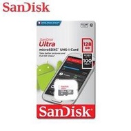 SANDISK 128G NEW ULTRA 100MB /s micro SDXC UHS-I 記憶卡 (SD-SQUNR-G3-128G)