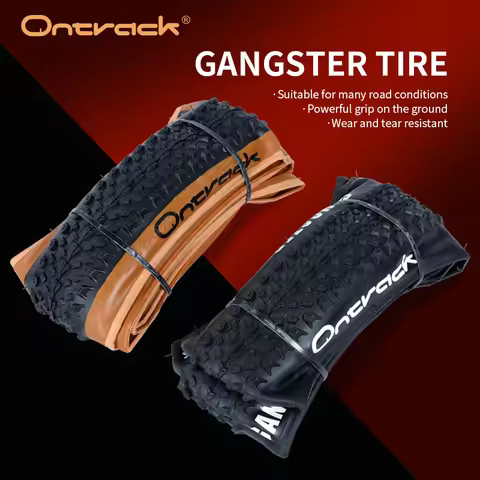 ONTRACK FOLDED TIRE MTB 29X2.20 GANASTER SKIN BROWN WALL \ BLACK