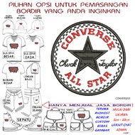 Converse 01 LOGO EMBROIDERED PATCHES/EMBLEM BET BRAND CLOTHING