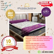 [SG Seller] Lady Americana Gorgeous Mattress Medium Firm - Single / Super Single/ Queen / King