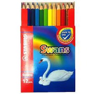 [CLEARANCE STOCK] Stabilo Swans 12's Colour Pencil/ (1873)/ Colour Pencil/ 12 Colour/ Pensil Warna/ 