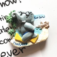 Travel Souvenir Magnets Bangkok Elephant Feature Pattaya Phuket Samui Island Fridge Decorative Stick