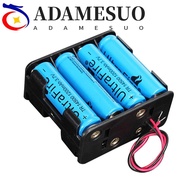 ADAMESUO Battery Case 12 Volt 12V Storage Box Rechargeable Battery Box 8 AA Batteries Standard Safet