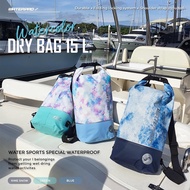 {WaterPro} -15L Two-Color Stitching Waterproof Bag Backpack