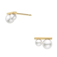 [Vendome Aoyama] VENDOME AOYAMA K10 Pearl Earrings【Japanese Shipping】