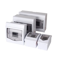 Electrical Distribution Box Home Lighting Box 2-4/5-8/9-12 ways Surface Mounted Circuit Breaker Dist