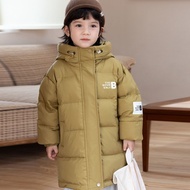 Children's Long Down Jacket Women's Down Long Jacket Women's Big Girls' Down Jacket Korean Hooded Do