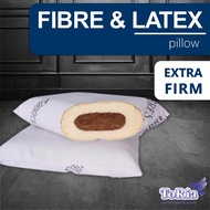 FIBRE STAR Coconut Fibre with Synthetic Latex Pillow / Firm Pillow / Neck Support / High Pillow / Made in Malaysia