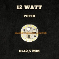 MESIN 12 Watt CRT AC LED Pcba Light Machine. Led module. Ac LED. Aluminum Pcb. LED spare parts.