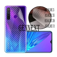 realme 5 5i 5s u1 skin carbon back antigores - realme u1