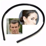 HITAM Fx SHOP PLAIN BLACK HEADBAND