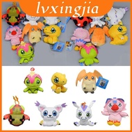 Plush Charming Digimon Patamon Agumon Palmon Biyomon Keychain All Ages For