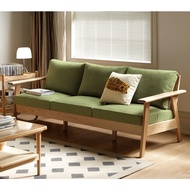 YS solid wood sofa, Nordic modern design neat elegant, FAS grade oak wood from US, nice finishing an