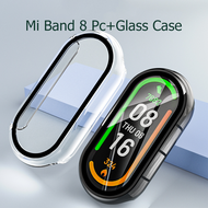 Xiaomi Mi Band 8 Watch Case ฟิล์มป้องกันแบบเต็มหน้าจอ ฟิล์มกันรอยหน้าจอ PC + ฟิล์มป้องกันแบบเต็มหน้าจอ