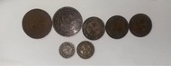 香港一仙1924/1919/1931/1933 香港伍仙1904/1956共7個